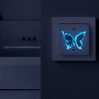 Blue Glow-in-the-dark Butterfly Wall Stickers Room Decoration Accessories Cart