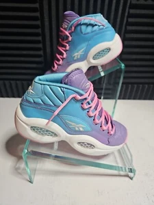 REEBOK V72789 QUESTION MID GS Sz 6Y Violet/Blue Allen Iverson Sneakers. C6 - Picture 1 of 12