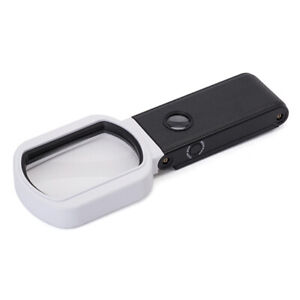 Handheld 10X/25X Magnifying Glass Zoomer Magnifier 7LED 2UV Lights Jewelry Loupe