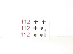 Solido Stickers Military Decal For Original, Char German Panther IV, 112 Red - Picture 1 of 1