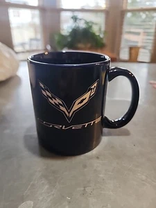 Corvette c7 Kaffeebecher mit Logo-Gravur dunkelblau - Bild 1 von 3