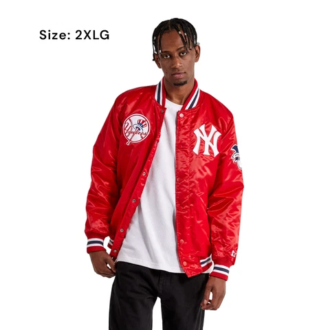 Starter MLB New York Yankees Varsity Men's Red Jacket NWT  SIze: 2XLG Cover
