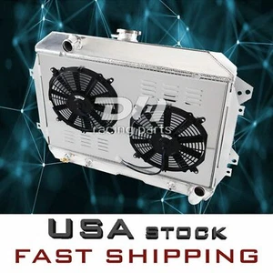 CC110 4Row Radiator Aluminum+Shroud Fan For 1970-1975 Nissan Datsun 240Z/260Z L6 - Picture 1 of 9