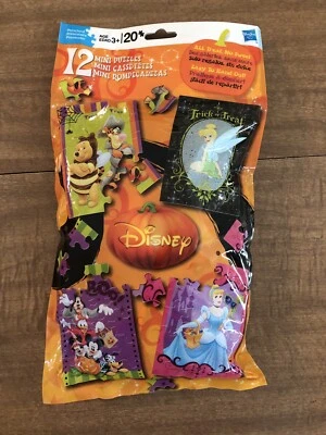 Mini Rompecabezas Disney Halloween - Paquete de 12 - Truco o trato Foto 1 de 4