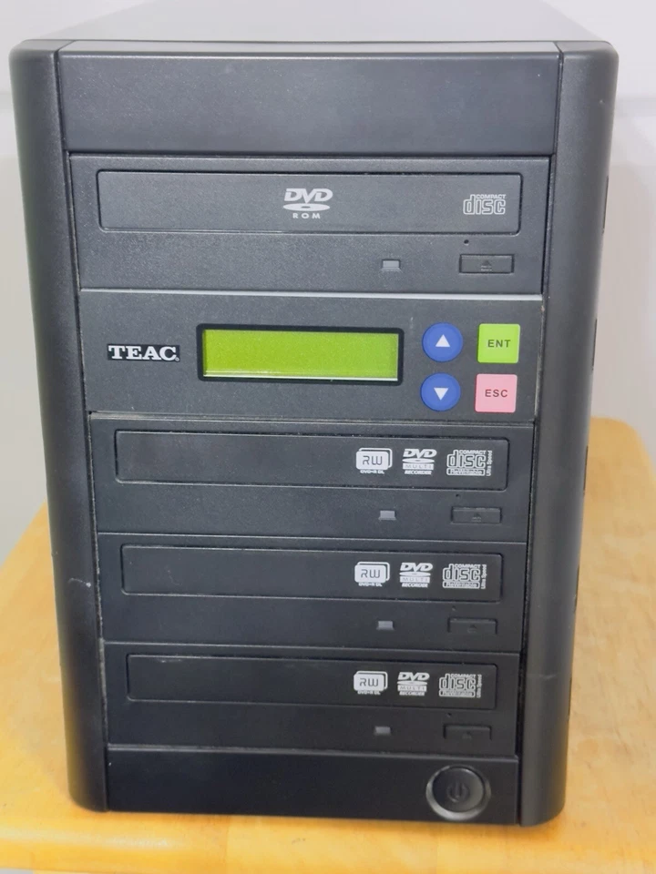 Teac 3 Target Standalone SATA CD/DVD Duplicator Recorder Tower Drive Copier DVW/ - Image 1 of 4