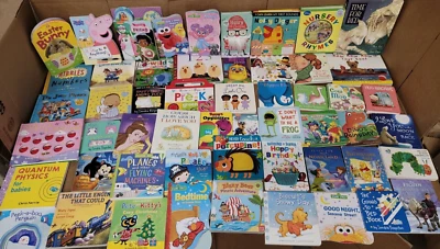Lot of 50 Children BOARD Hardcover BABY TODDLER DAYCARE PRESCHOOL Kids BOOKS MIX - Image 1 of 4