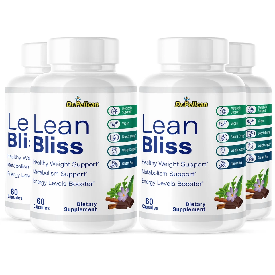 Lean Bliss - Apoyo al metabolismo, suplemento para controlar el peso - 4 botellas Foto 1 de 4