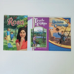 Abeka Reading Program PB Book Lot Of 3 Fourth + Fifth Grade Homeschool Education - Picture 1 of 15
