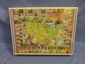 United States Presidents 1000 Piece Jigsaw Puzzle 1999 by White Mountain - Picture 1 of 5