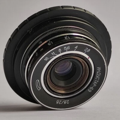 INDUSTAR- 69 Soviet macro lens 28 mm f 2,8 Mount M39 - Canon Eos R - Image 1 of 4