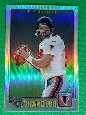2001 Topps Chrome REFRACTOR /999 Chris Chandler   Falcons / Washington Huskies - Image 1 of 3