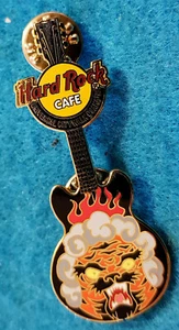 UNIVERSAL OSAKA JAPANESE TATTOO GUITAR SERIES TIGER DEMON Hard Rock Cafe PIN LE - Picture 1 of 1