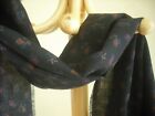 Long Scarf in floral Liberty Varuna Wool AND FREE GIFT OF LAVENDER PILLOW