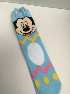Parques Disney Mickey Mouse Orejas de Conejo Huevo de Pascua Talla 9-12 Calcetines NUEVO Relleno de Cesta - Imagen 1 de 5