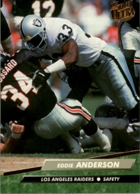 1992 Ultra NFL Eddie Anderson #186 - Image 1 of 2