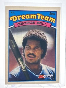 1989 Topps Kmart Dream Team George Bell Baseball Card #17 Mint FREE SHIPPING - Picture 1 of 3