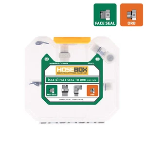 (SAE 6) Flächendichtung zu ORB Hydraulikzylinder Mini Armatur Pack - Bild 1 von 3