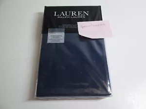 NEW Lauren Ralph Lauren SLOANE Two Standard Pillowcases Navy NIP - Picture 1 of 4