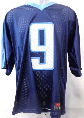 Camiseta de fútbol americano Steve McNair de los Tennessee Titans réplica azul Foto 1 de 2