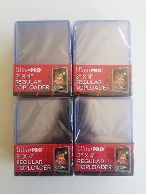100x Ultra Pro - Regular Toploader 3"x4" für Pokemon Magic Yu-Gi-Oh Kartenhüllen
