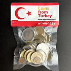 Turkish Coin Collection Lot, 35 Random Coins from Turkey, Coin Collecting