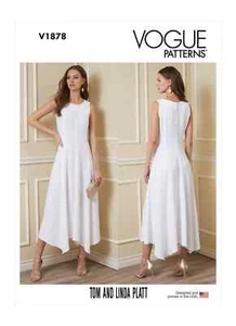 Vogue Petite Misses Dress By Tom & Linda Platt Sewing Pattern V1878 - Picture 1 of 3