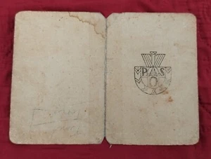 Dokument der Aufbewahrung Sportabzeichen - Polen polnisch jüdisch 1930er Jahre vor dem Zweiten Weltkrieg - Bild 1 von 8