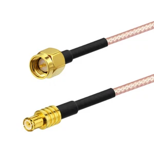 Bingfu RG316 MCX Male to SMA Male Coaxial Pigtail Cable Extension Cable 20cm - Picture 1 of 3