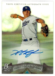 2014 Topps Bowman Platinum #AP-HR Hunter Renfroe Rookie AUTO (Foil) PADRES - Picture 1 of 2
