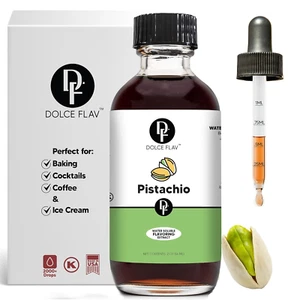Dolce Flav Pistazienextrakt 2 Oz - koscher, zuckerfrei, konzentrierte nussige Pista - Bild 1 von 12