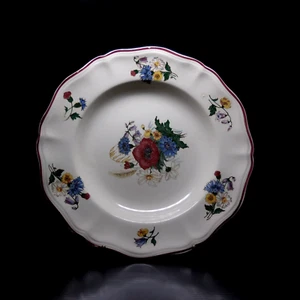 N23.584 Agreste Sarreguemines France assiette céramique faïence art nouveau - Imagen 1 de 14