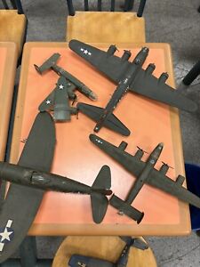JUNKYARD built Model planes. 5 pc What you see is what you get.