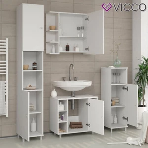 VICCO conjunto de muebles de baño FYNN blanco - 2-4 piezas - Imagen 1 de 29