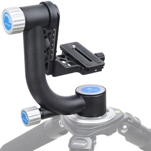 36MM Carbon Fiber Tripod Head Panoramic Gimbal Head Heavy Duty Head 20KG Load - Picture 1 of 13