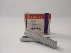 ESSELTE 23/10 GRAFFETTE AGRAFES STAPLES 2000 PUNTI METALLICI PER FISSATRICE PINZ - Imagen 1 de 1