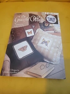 Counted Cross Stitch ON GRACEFUL WINGS Butterfly Patterns D. Giampa Leisure Arts - Picture 1 of 4