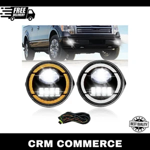 LED Nebelscheinwerfer passend für 2006-2014 Ford F-150 F150 LKW Nebelscheinwerfer mit Tagfahr... - Bild 1 von 7