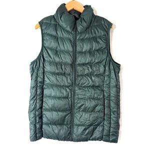 UNIQLO Ultra Light Down Filled Packable Full Zip Softshell Weste Damen S Grün - Bild 1 von 8