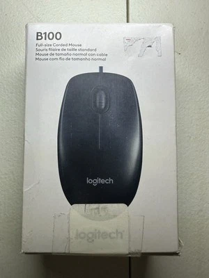 Logitech B100 USB Standard Mouse - 910-001439 - Image 1 of 2