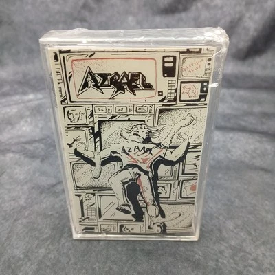 AZRAEL Television Slave 1992 Sealed Cassette Thrash Metal  - Image 1 of 4