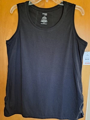 Женская свободная черная майка большого размера 1x (16W) Danskin Now. Новый с Ярлыками - Изображение 1 из 4