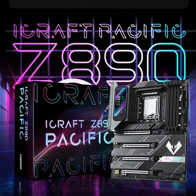 MAXSUN iCraft Z890 Pacific LGA 1851 DDR5 ATX motherboard - Image 1 of 4