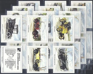 **BULK BUY 50 SETS** VAUXHALL- 90TH ANNIVERSARY SERIES OF CARS (50x L25 CARDS) - Picture 1 of 1