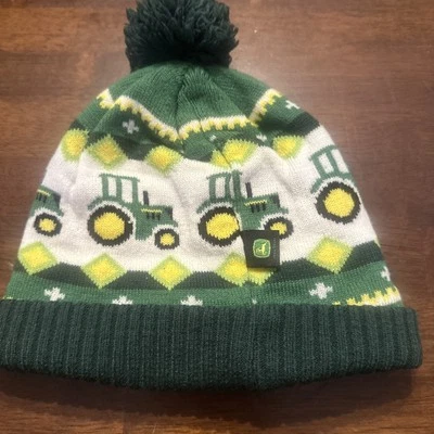 John Deere Tractors Toddlers  Stocking Cap Winter Beanie - Image 1 of 4