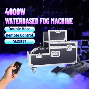 PAIDUN 4000W Waterbase Fog Smoke Machine Double Head Stage Effect Low Lying Haze - Picture 1 of 9