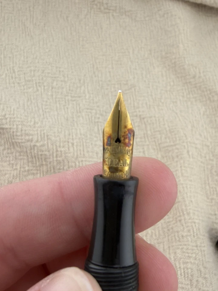 Waterman Ideal #52 перьевая ручка 14K новый в коробке Канада 1906, заполненный рычагом; непроверенный - Изображение 1 из 4