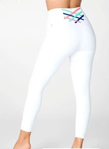 Leggings FABLETICS Boost Powerhold 7/8 Talla 2X Blanco Multicolor Cintura Alta Activos - Imagen 1 de 5