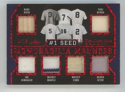 Parche de camiseta Babe Ruth 2022 Leaf In The Game usado #MM-23/10 desgaste de borde menor Foto 1 de 2