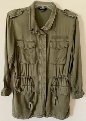 Chaqueta de Carga Ligera Buffalo David Bitton Para Mujer Talla L Verde Utilitaria LEER Foto 1 de 4
