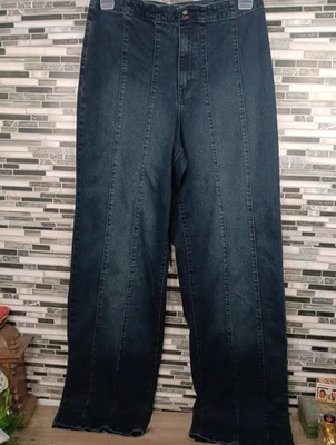 Sofia Jeans Sofia Vergara Women's 12 Diana Super Hi Rise Dark Wash Wide Leg  - Image 1 of 4